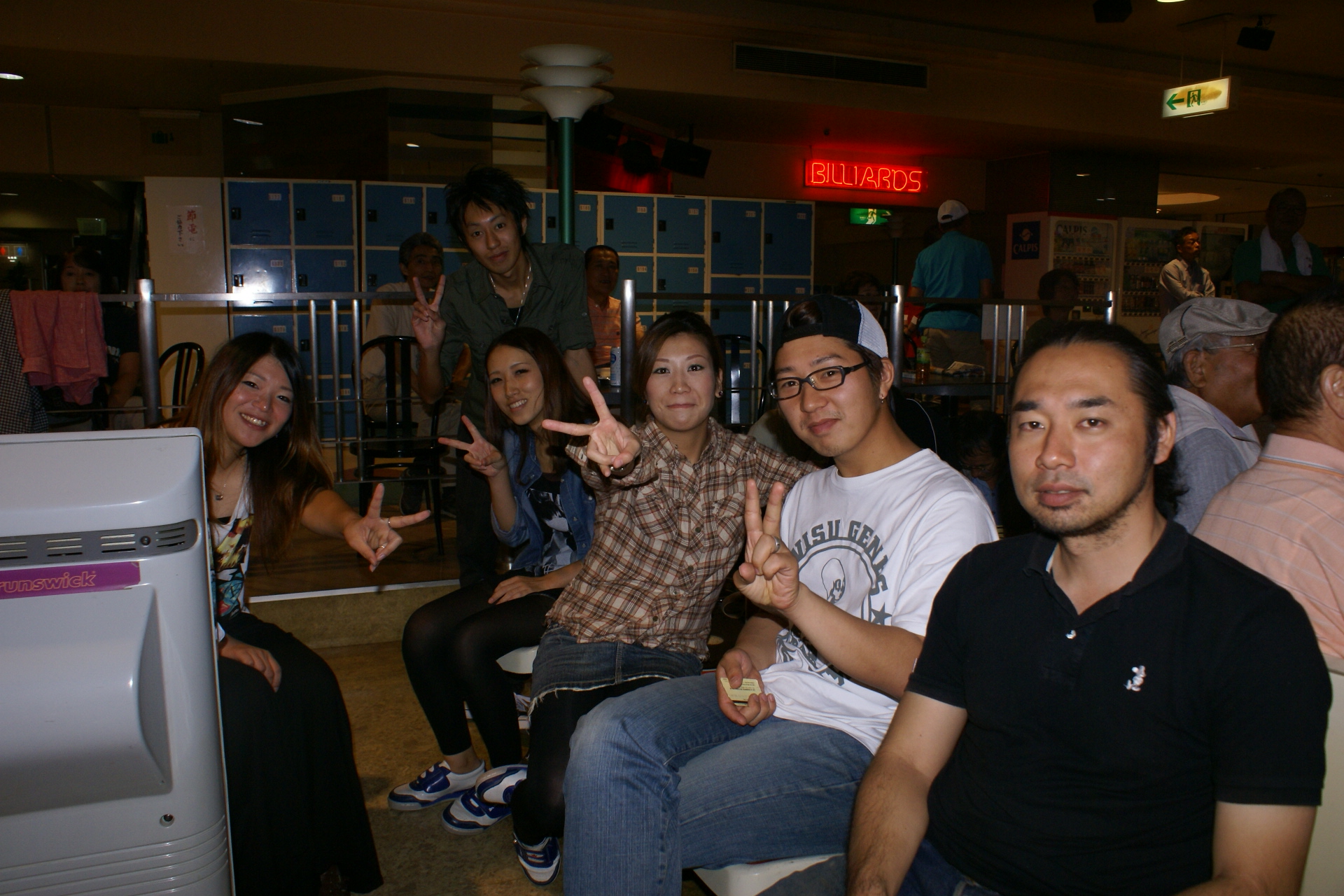 ボウリング参加の青年部