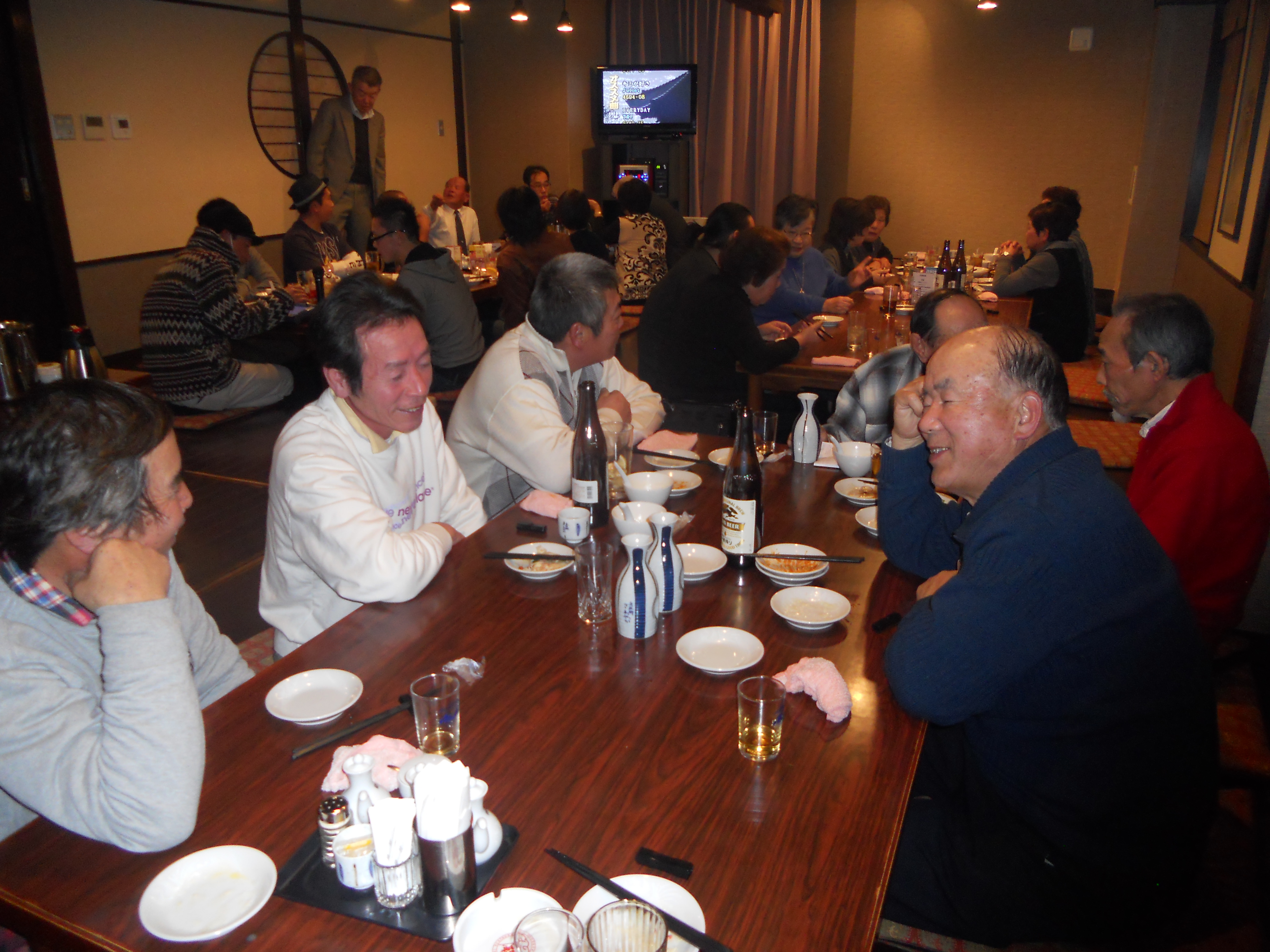 27人が集まった高砂分会の新年会(孫悟空)